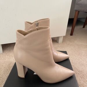 Marc Fisher Nude Urmi Booties - 8.5